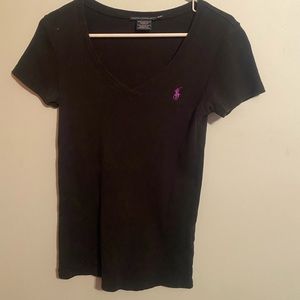 Black polo t shirt